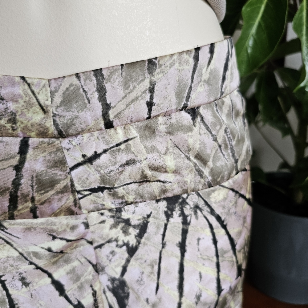 Free People Normani Bias tie dye 90's boho midi maxi satin skirt Size 10 - Picture 8 of 12
